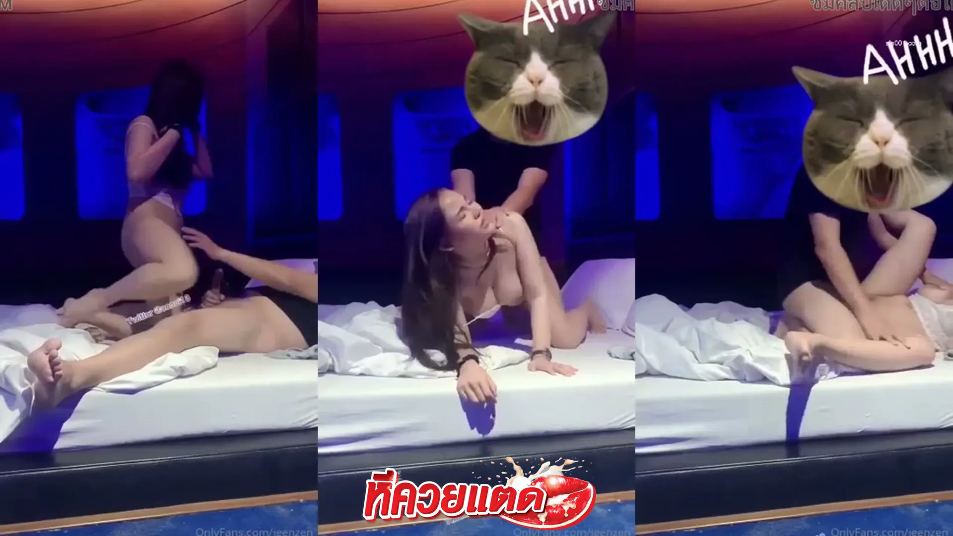 คลิปหลุดไม่มีโฆษณา Jeenzen น้องจีน PR สาวน่าเย็ดรับงานเอ็นวีโรงแรม ดื่มนิดหน่อยเงี่ยนหีได้ที่ แหกหีเย็ดสาวเมาขย่มจนน้ำเงี่ยนไหลเยิ้มเต็มควย